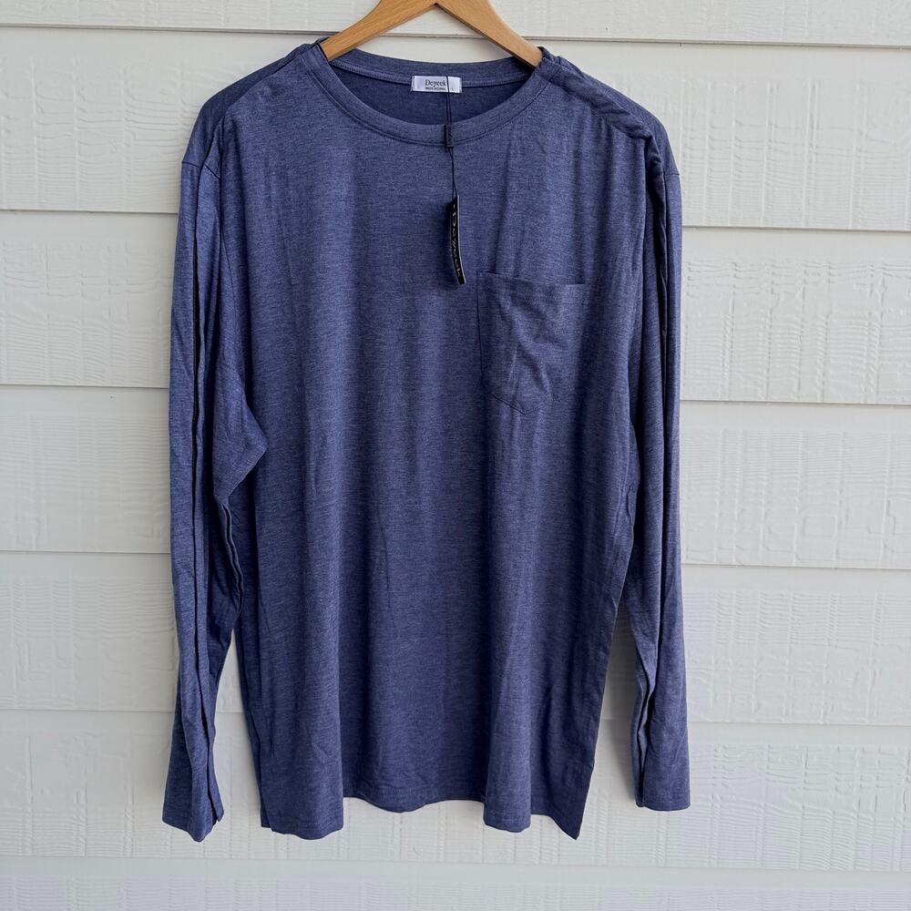 Deyeek Adaptive Medical Access Blue Snap Shirt NWT Large